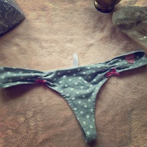Victoria Secret PINK Polka Dot Thong NWT